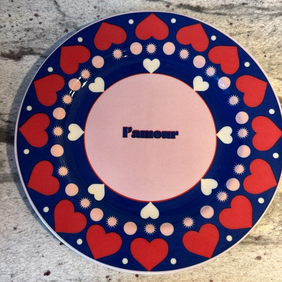 NWT Anthropologie Mon Cheri Dessert Plates, Set of 4 - Picture 5 of 9